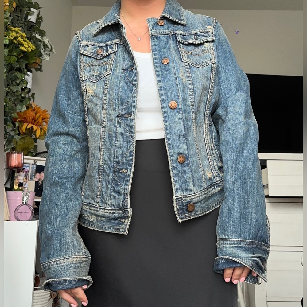 Denim vintage Abercrombie and fitch jean jacket
